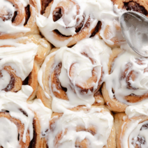 Cinnamon Rolls W/ Cream Cheese Icing